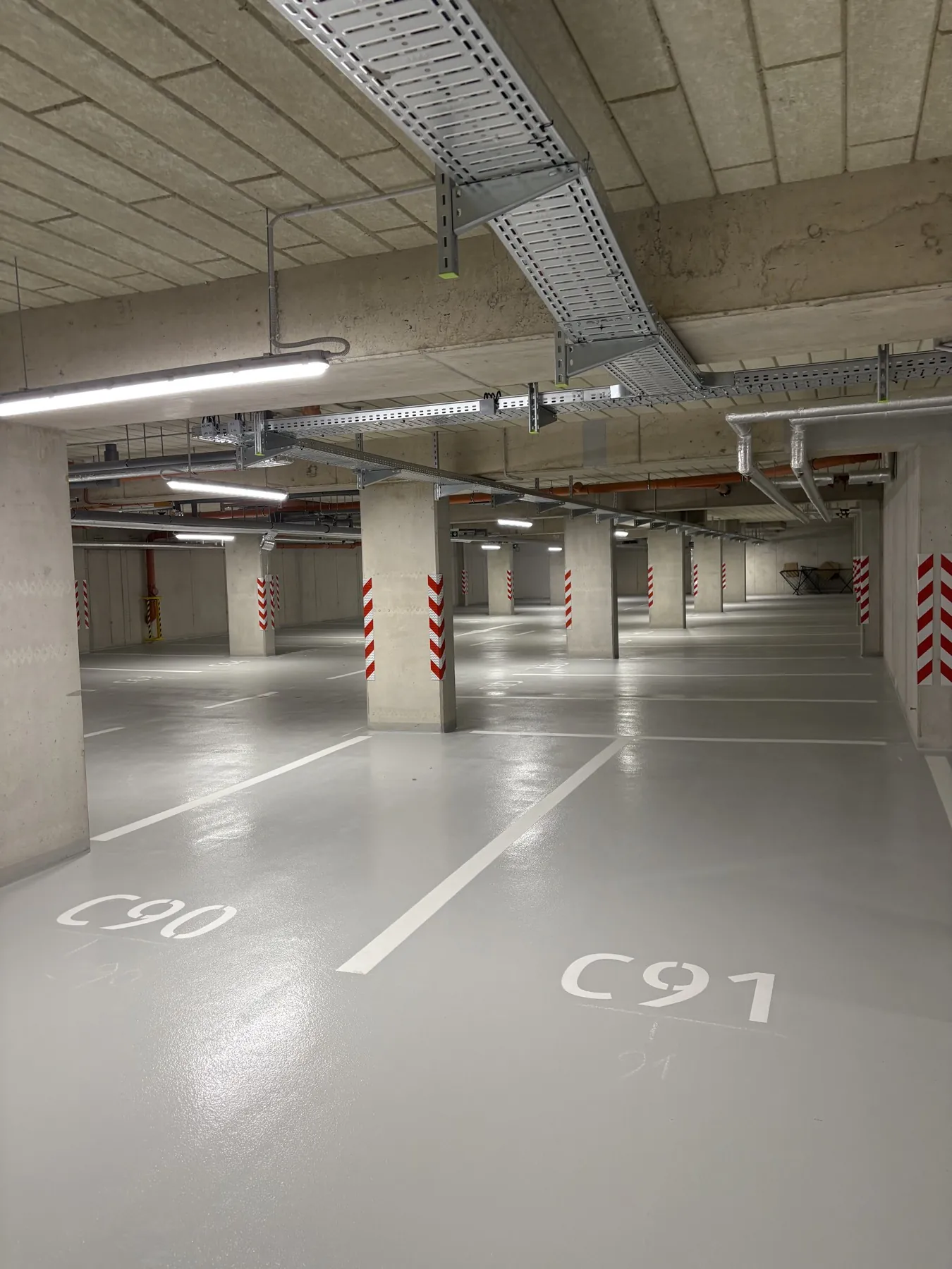 Litá podlaha parkovacího domu